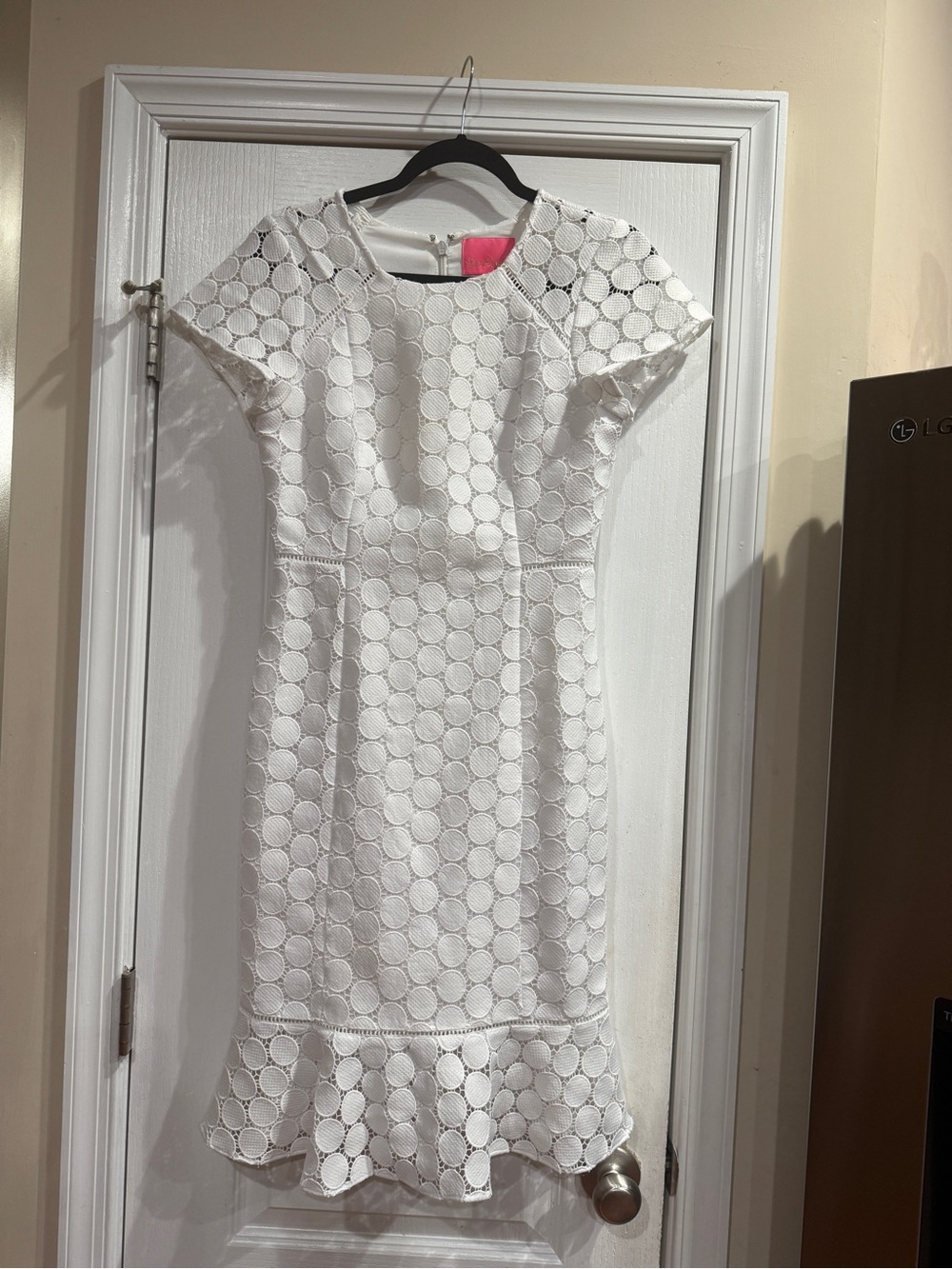 Lilly Pulitzer White Eyelet Midi Dress